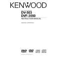 KENWOOD DV503 Manual de Usuario