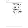 SONY CSP-5000E Manual de Servicio