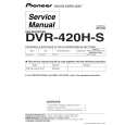PIONEER DVR-420H-S/KUXU/CA Manual de Servicio