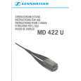 SENNHEISER MD 422 Manual de Usuario