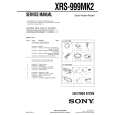 SONY XRS999MK2 Manual de Servicio
