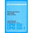 SENNHEISER UPM 550 Manual de Usuario