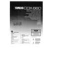 YAMAHA CDX-660 Manual de Usuario