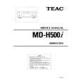 TEAC MDH500I Manual de Servicio