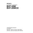 SONY BVF-20W Manual de Servicio