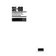 SANSUI SE-88 Manual de Usuario