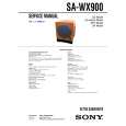 SONY SA-WX900 Manual de Servicio