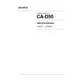 SONY CA-D50 Manual de Servicio