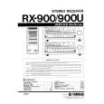 YAMAHA RX-900U Manual de Usuario