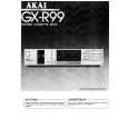 AKAI GX-R99 Manual de Usuario
