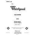 WHIRLPOOL LG5801XKW0 Catálogo de piezas
