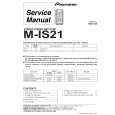 PIONEER M-IS21/NVXJ Manual de Servicio
