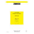 ZANUSSI ZWF388 Manual de Usuario