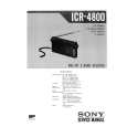 SONY ICR-4800 Manual de Servicio