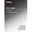 YAMAHA RXV4600 Manual de Usuario