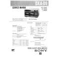 SONY DXA-D9 Manual de Servicio