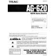 TEAC AG-620 Manual de Usuario