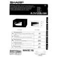 SHARP R7V12 Manual de Usuario