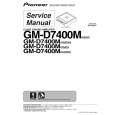 PIONEER GM-D7400M/XS/EW5 Manual de Servicio
