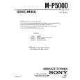 SONY M-P5000 Manual de Servicio