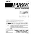TEAC AG-V2050 Manual de Usuario
