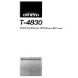ONKYO T-4830 Manual de Usuario