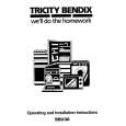 TRICITY BENDIX SB230B Manual de Usuario