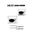 AKAI APD2/C Manual de Servicio