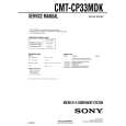 SONY CMTCP33MDK Manual de Servicio