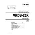 TEAC VRDS25X Manual de Usuario