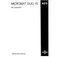 AEG MCDUO15-W/EURO Manual de Usuario