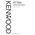 KENWOOD KT-7020 Manual de Usuario
