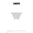 ZANUSSI ZVC1300S Manual de Usuario