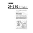 BOSS DR-770 Manual de Usuario