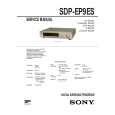 SONY SDP-EP9ES Manual de Servicio