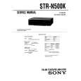 SONY STR-N500K Manual de Servicio