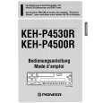 PIONEER KEH-P4500R (F) Manual de Usuario