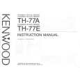 KENWOOD TH-77E Manual de Usuario