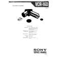 SONY VCR-16D Manual de Servicio