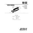 SONY HU60 Manual de Servicio