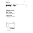 SONY PVM-1350 Manual de Usuario SONY PVM-1350 Manual de Usuario