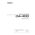 ROLAND DA-400 Manual de Usuario