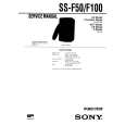 SONY SS-F100 Manual de Servicio