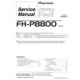 PIONEER FH-P8800UC Manual de Servicio