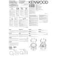 KENWOOD KFC-XW1002DVC Manual de Usuario