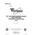 WHIRLPOOL SF3020SRW6 Catálogo de piezas