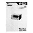 SONY VP-5030 Manual de Servicio