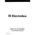 ELECTROLUX GWH275TRB Manual de Usuario