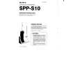 SONY SPPS10 Manual de Usuario
