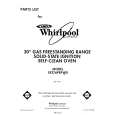 WHIRLPOOL SF376PEPW0 Catálogo de piezas